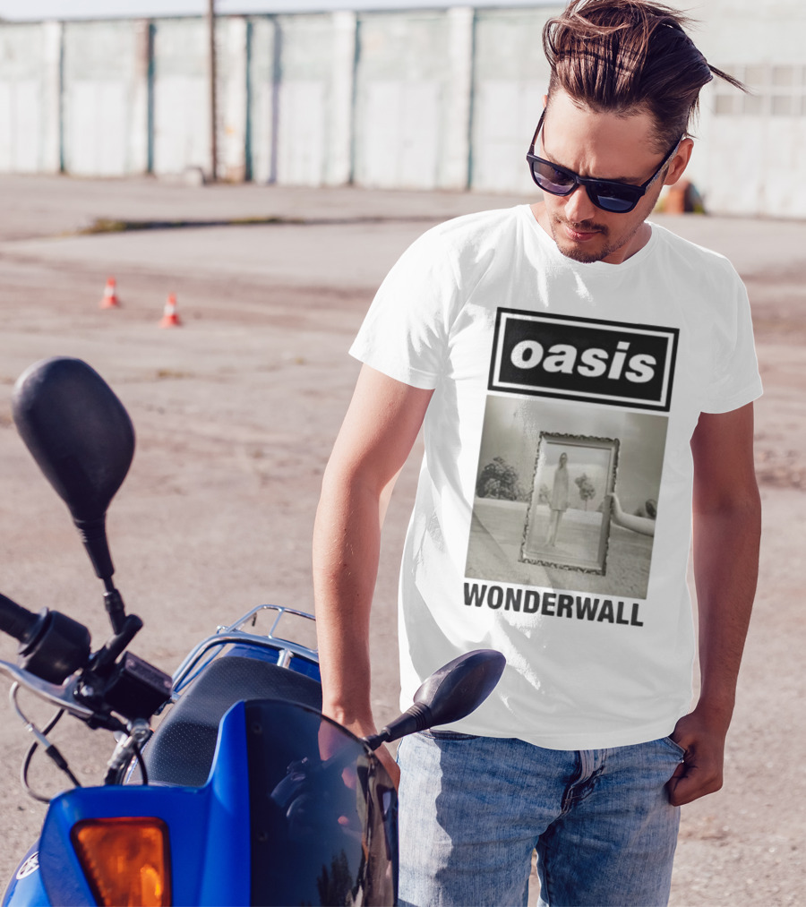 Oasis Wonderwall Single Oasisinet Visual T-Shirt