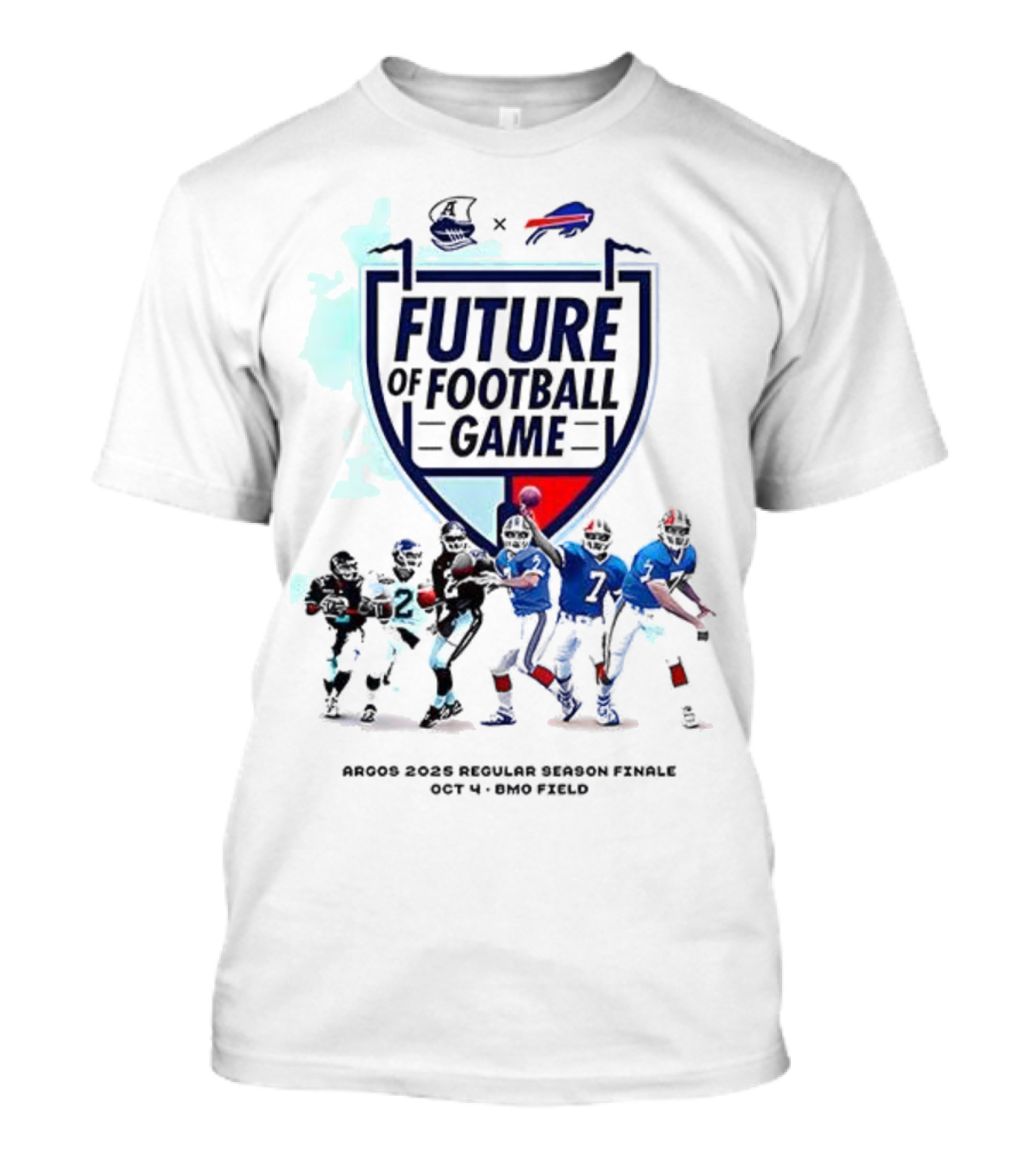 Future Of Football Game Toronto Argonauts Buffalo Bills October 14 Rogers Centre T-Shirt