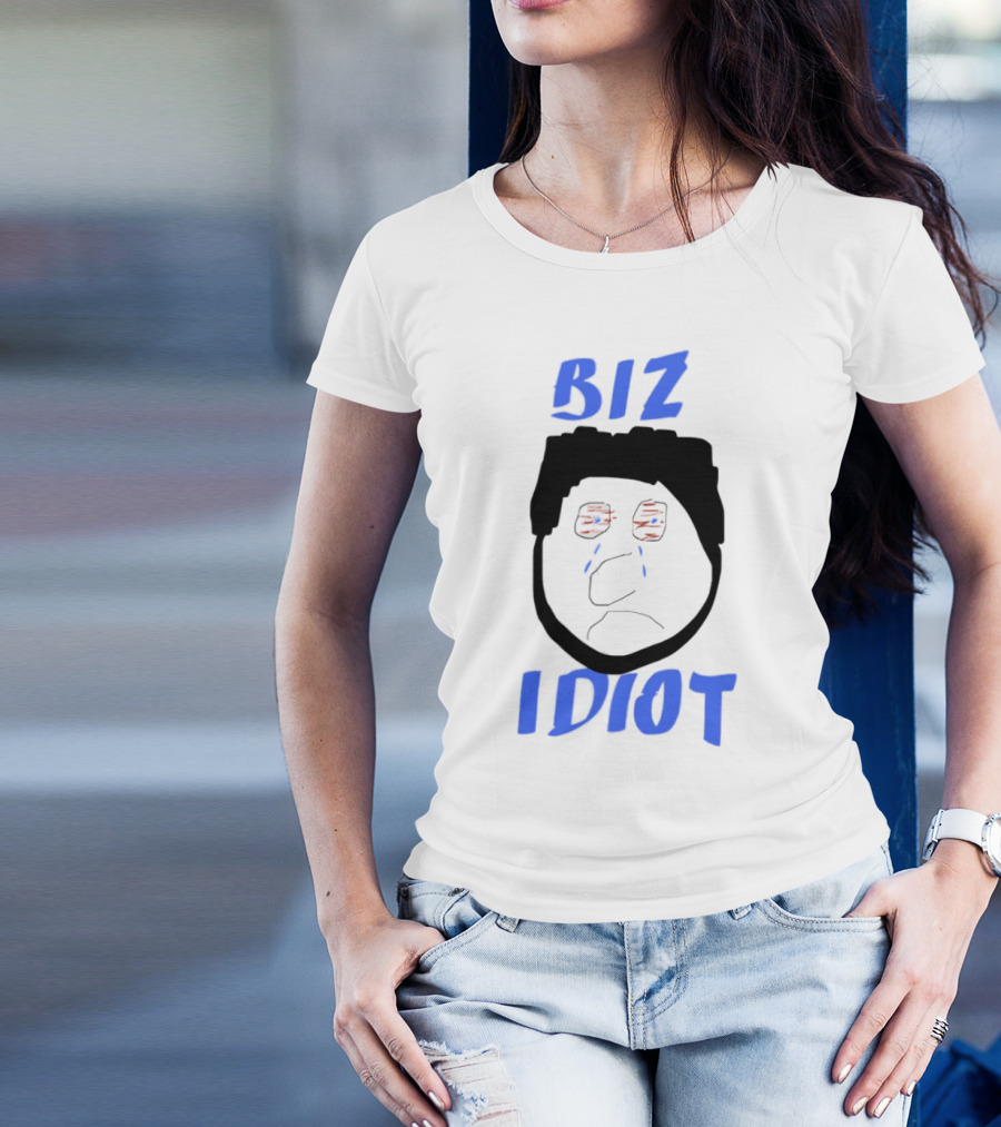 Biz Idiot Meme Renaissance Style Tears T-Shirt
