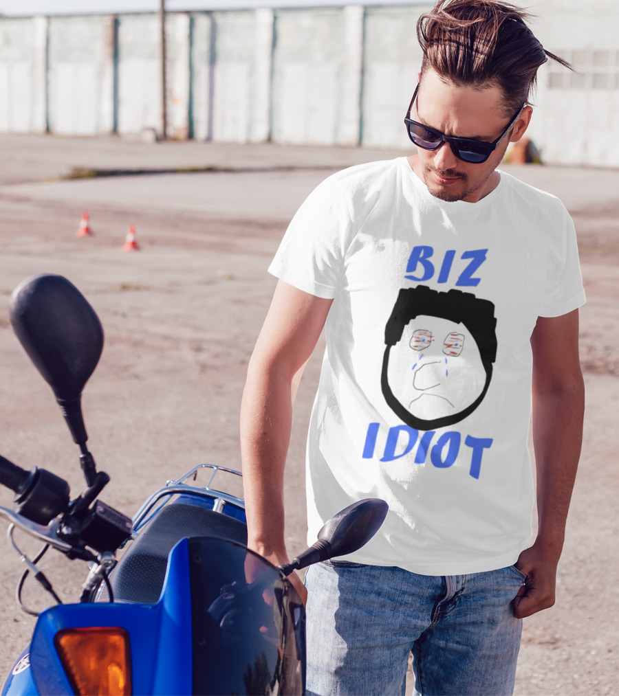 Biz Idiot Meme Renaissance Style Tears T-Shirt