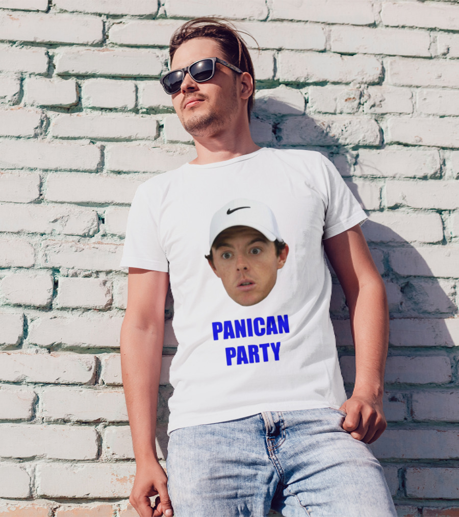 Panican Party Funny Golf Cap Expression T-Shirt