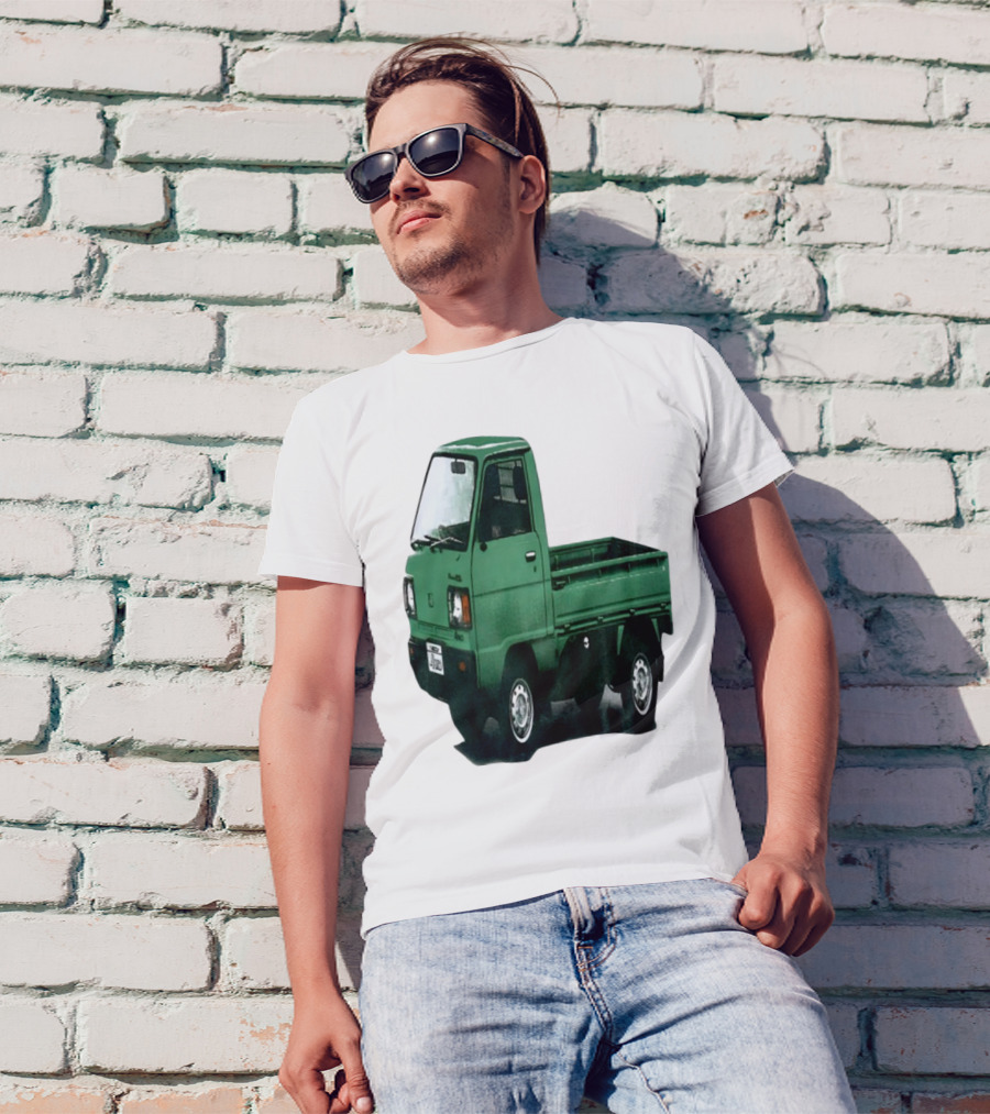 Henry Johnson Truck Green Retro Kei Mini Truck Classic Vintage Vehicle Japan T-Shirt