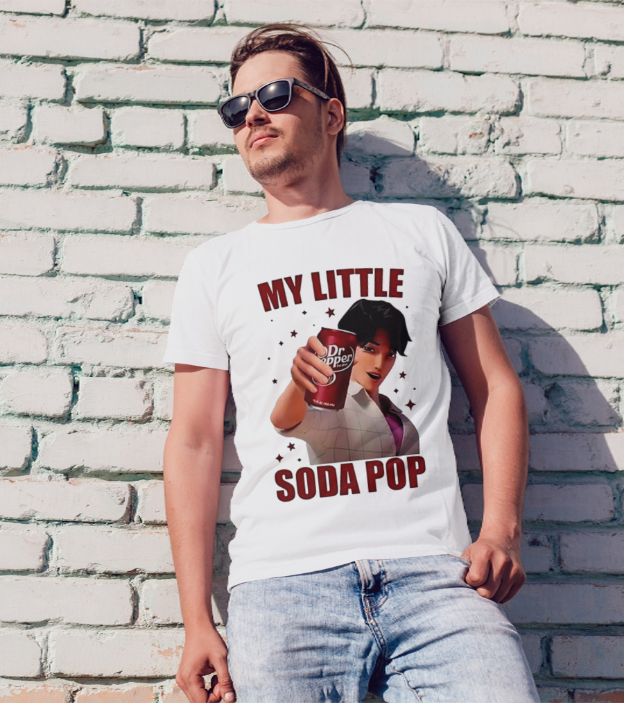 My Little Soda Pop Dr. Pepper Anime Character T-Shirt