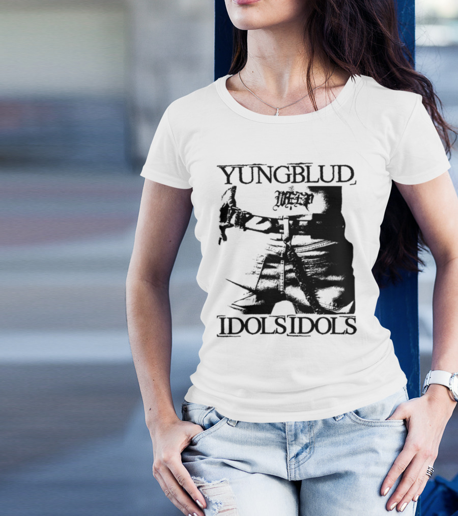 Yungblud Idolsidols Limited White Tattoo Design T-Shirt