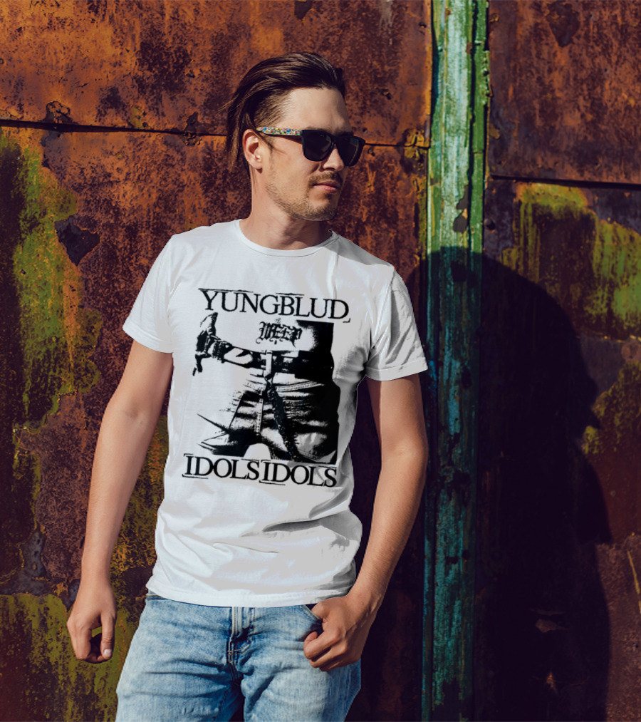 Yungblud Idolsidols Limited White Tattoo Design T-Shirt