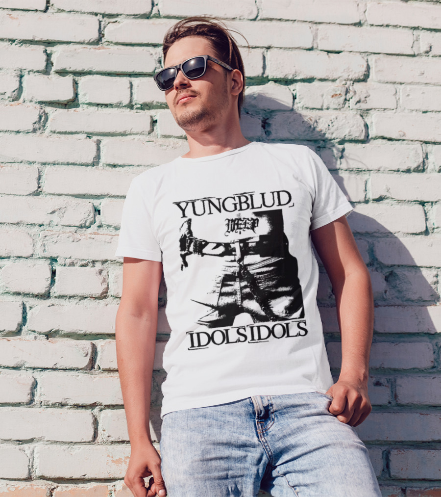 Yungblud Idolsidols Limited White Tattoo Design T-Shirt