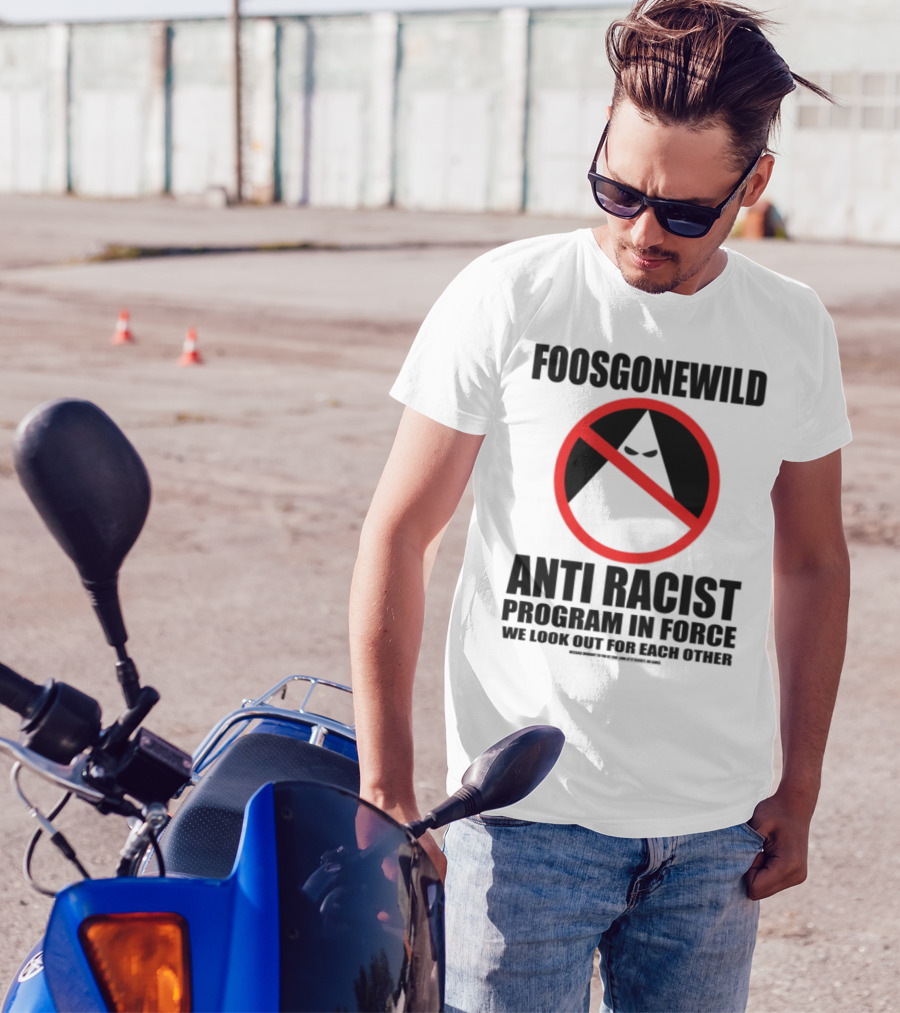 Foosgonewild Anti Racist Program No Face Symbol T-Shirt