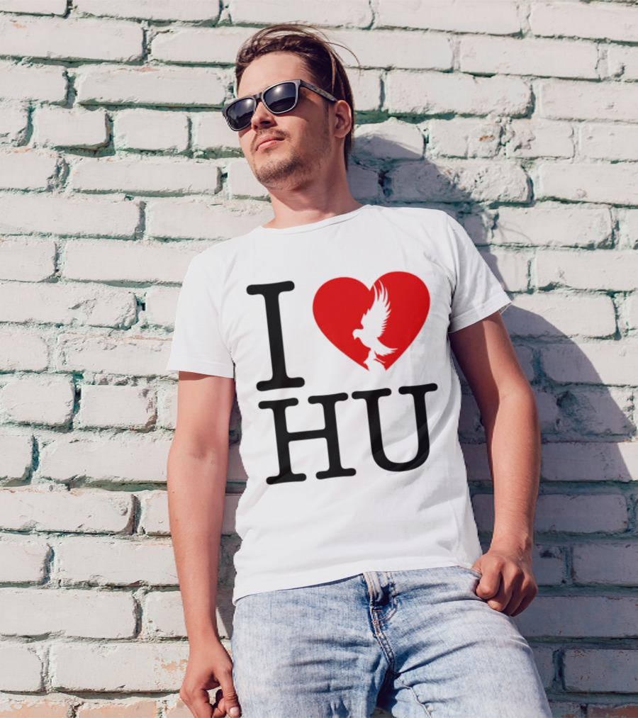 Hollywood Undead Spring 2025 I Love HU Heart And Eagle Icon T-Shirt
