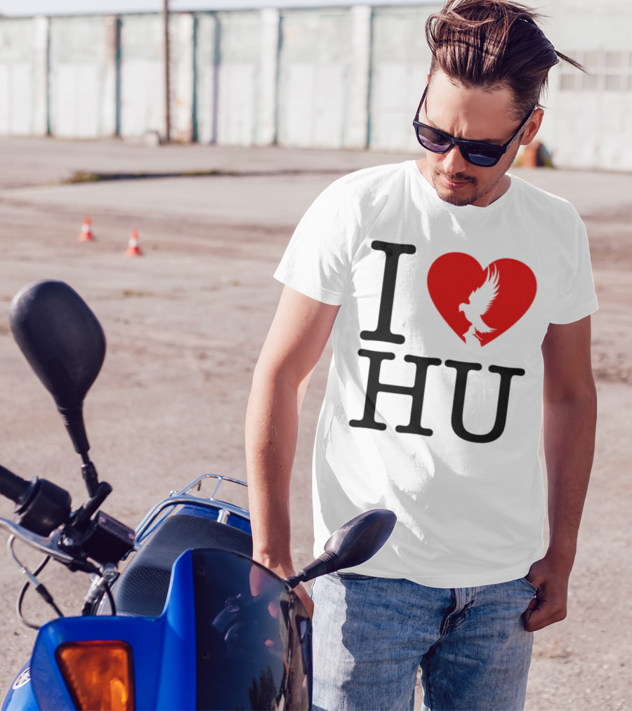 Hollywood Undead Spring 2025 I Love HU Heart And Eagle Icon T-Shirt