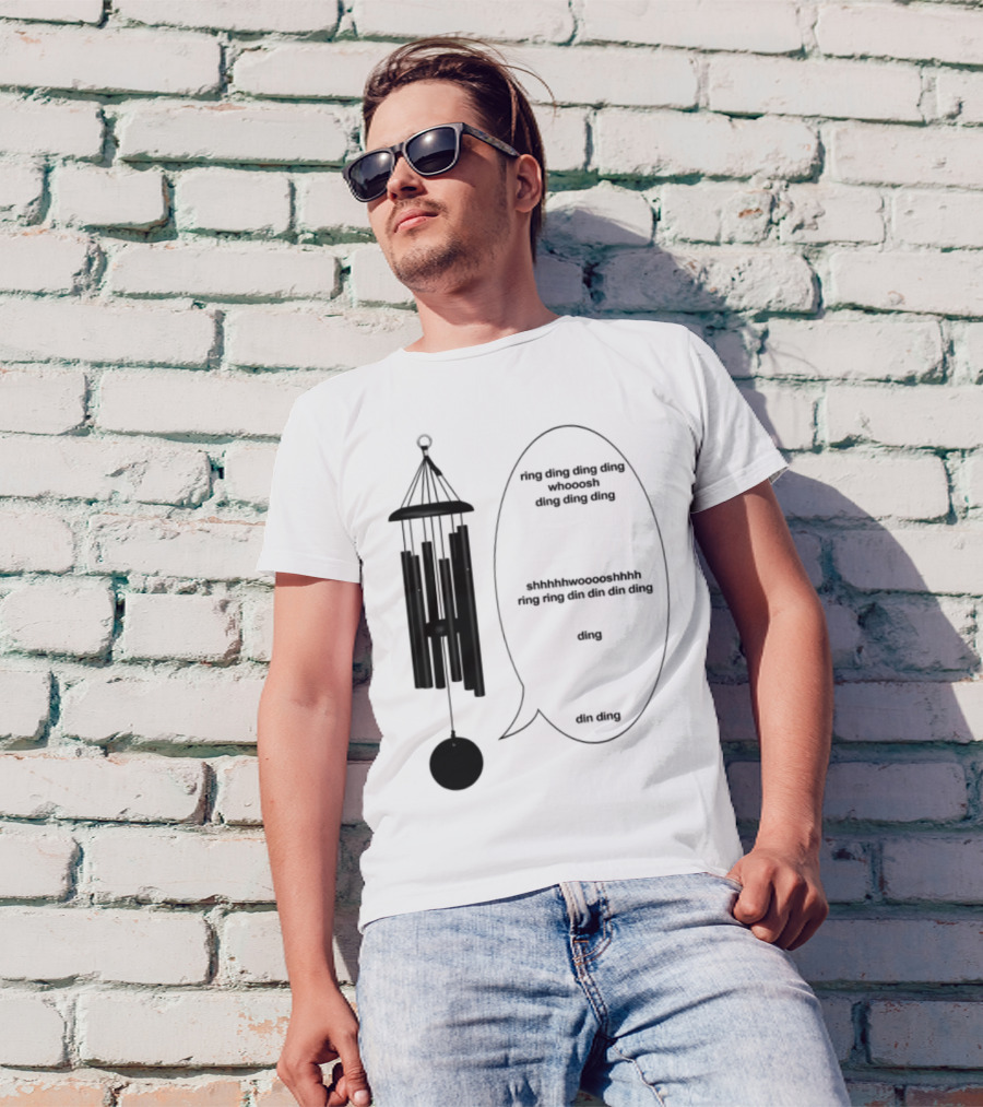 Henry Johnson Whooosh Ring Ding Ding Ding Wind Chime Sound Effect T-Shirt