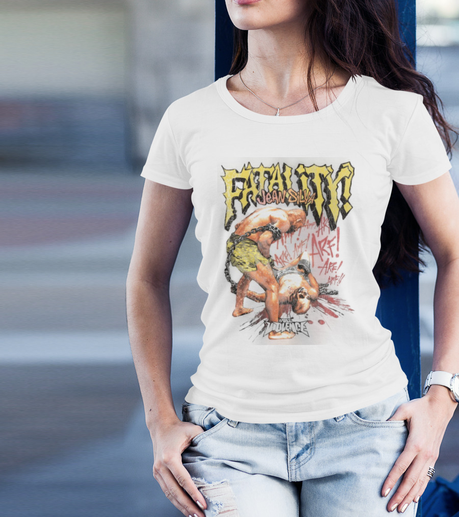 Fatality Jean Silva MMA Knockout Fight Scene T-Shirt