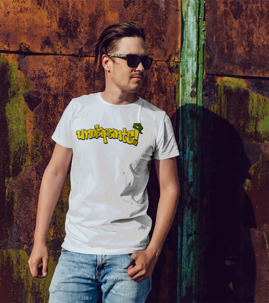 Podmeetsworldshow Undapants Retro Cartoon Style T-Shirt