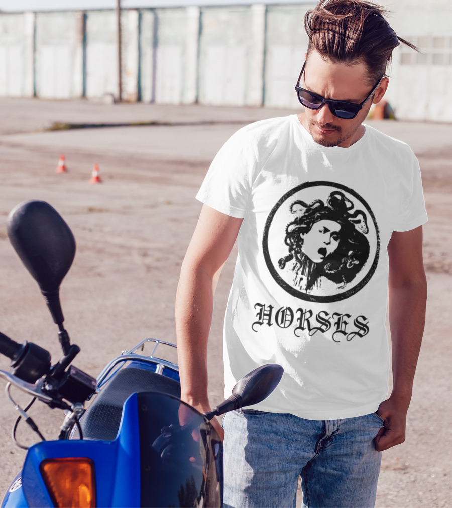 Horses Medusa Iconic Mythical Symbolism T-Shirt