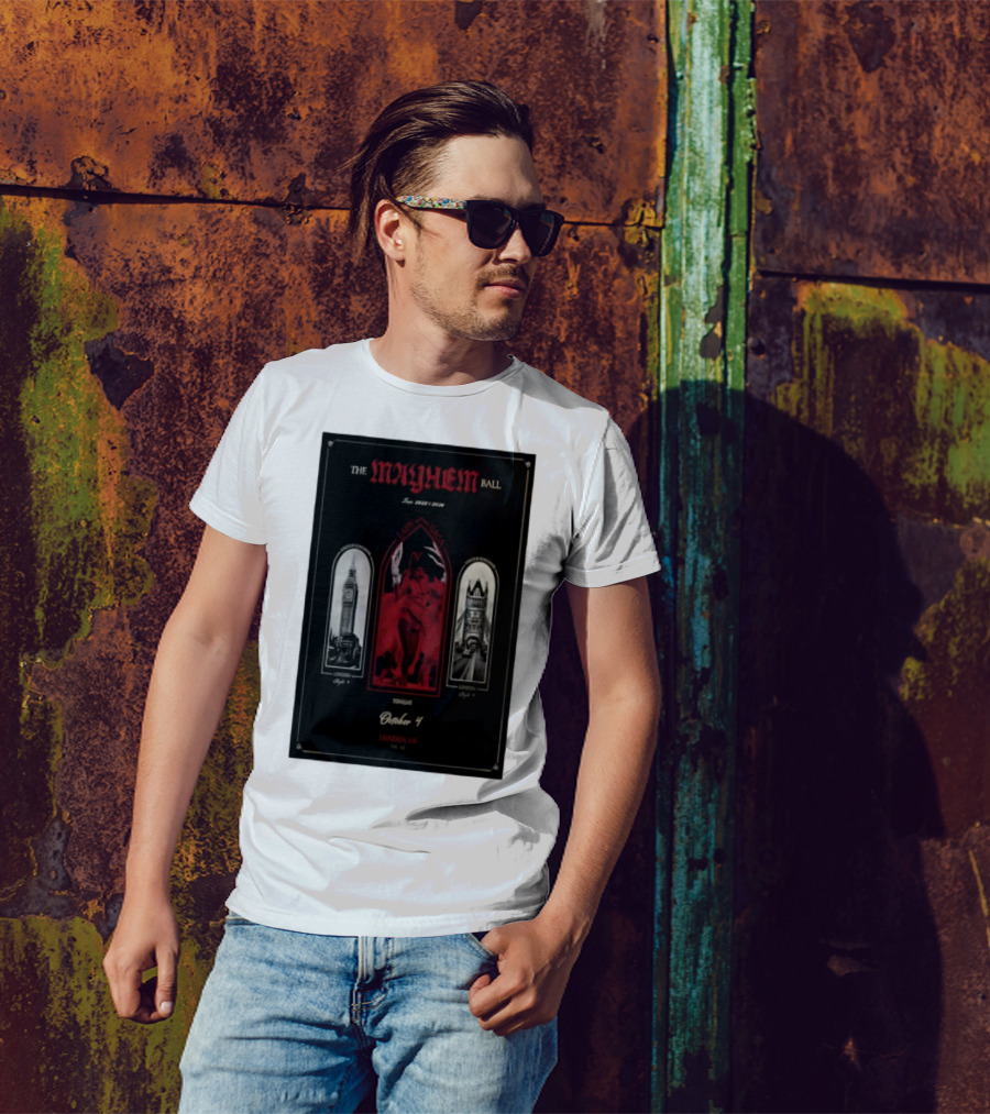 Lady Gaga The Mayhem Ball Tonight October 4 London UK The O2 2025 T-Shirt