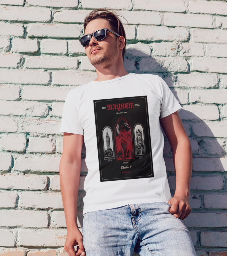 Lady Gaga The Mayhem Ball Tonight October 4 London UK The O2 2025 T-Shirt
