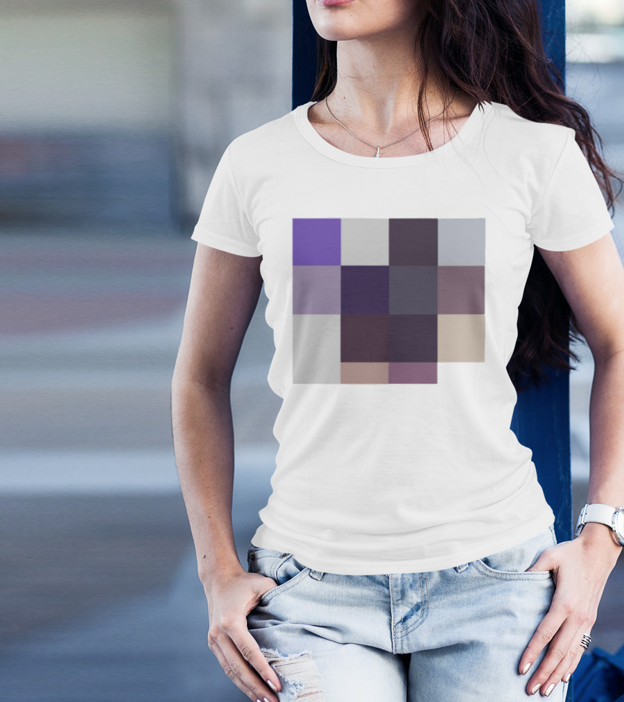 Acai28 Color Grid Abstract Acai T-Shirt