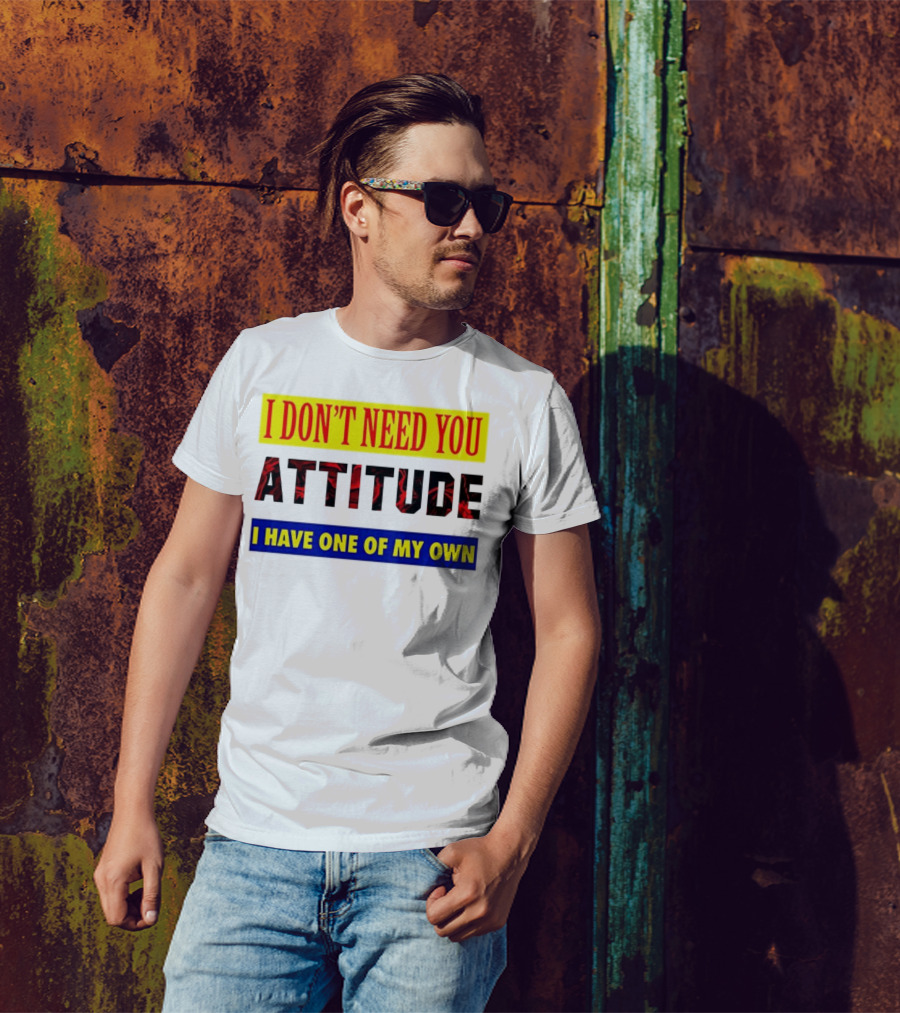 I Don't Need You Attitude I Have One Of My Own T-Shirt
