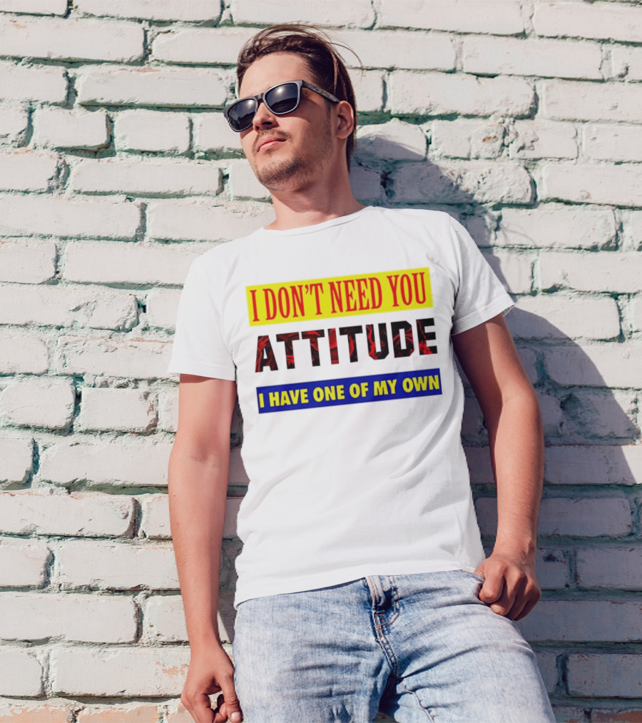 I Don't Need You Attitude I Have One Of My Own T-Shirt