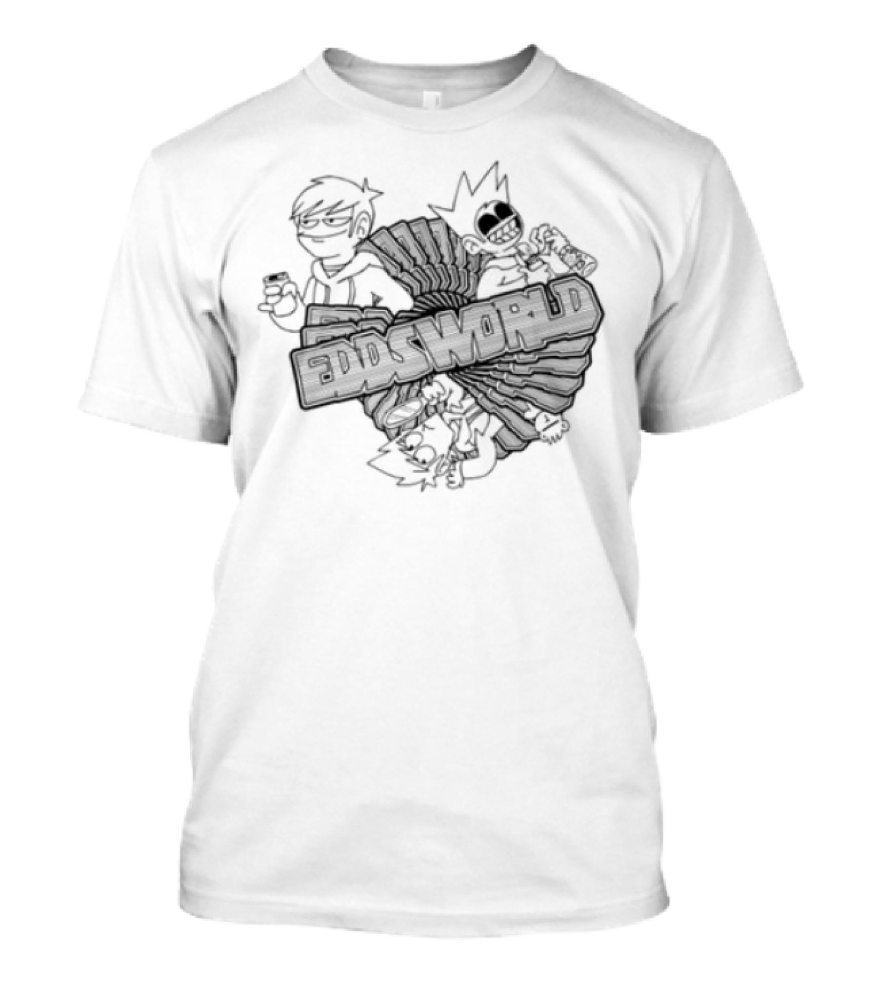 Eddsworld Cartoon Characters T-Shirt