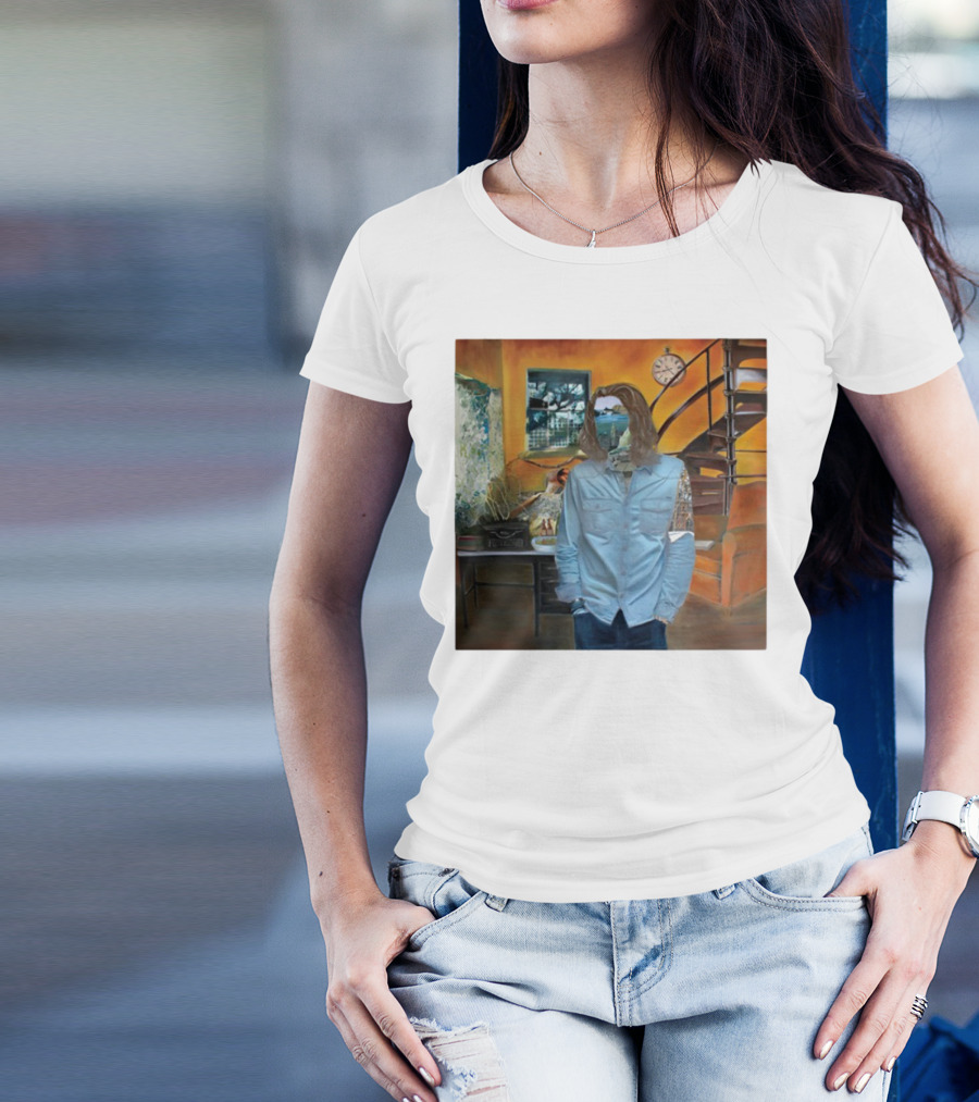 Hozier Album 10 Year Anniversary Surreal Collage Art Blue T-Shirt