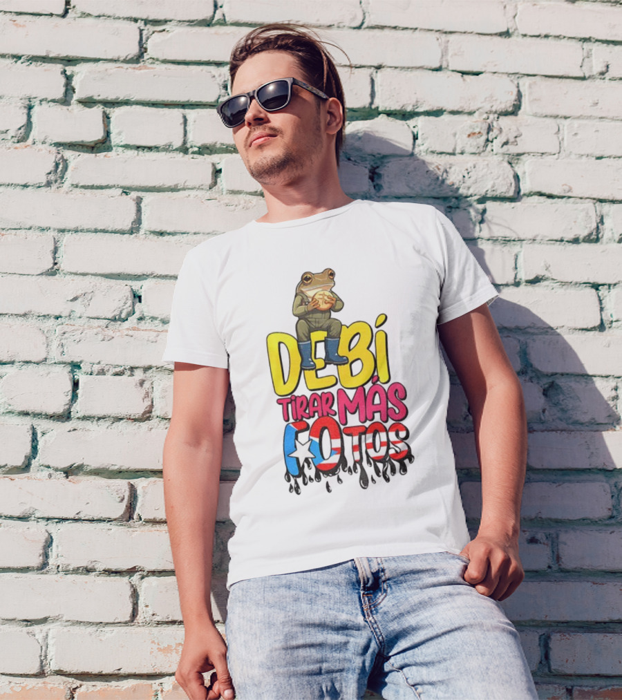 Bad Bunny Puerto Rico Frog Halftime Show Super Bowl LIX Debi Tirar Mas Fotos T-Shirt