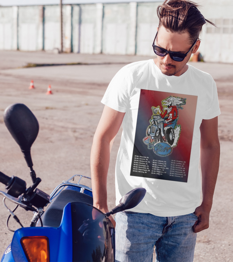 Europe UK Spring 2026 Charlie Parr Tour Dates Netherlands Denmark Sweden UK T-Shirt