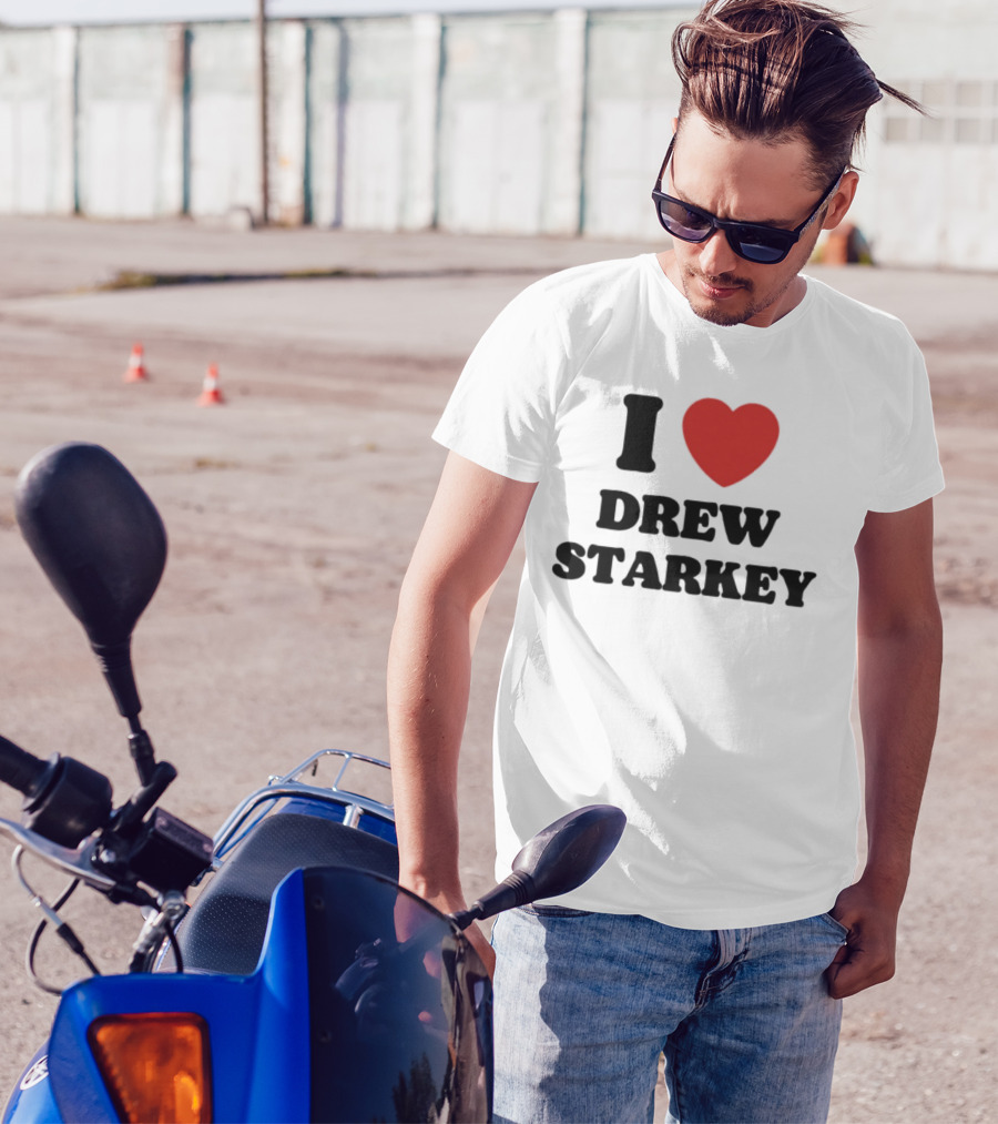 I Love Drew Starkey Red Heart Fan Favorite T-Shirt