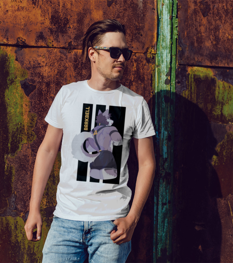 Barkbell Lycan Lifts Ringer Pump Cover Wolf Workout T-Shirt