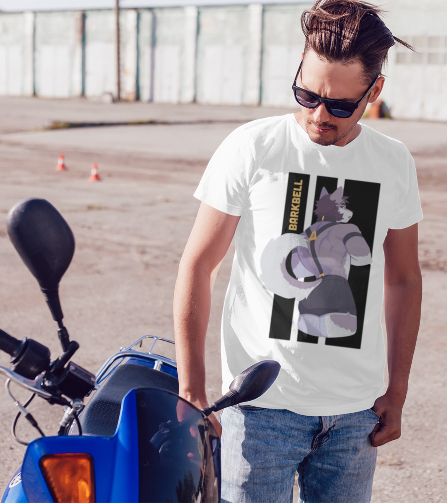 Barkbell Lycan Lifts Ringer Pump Cover Wolf Workout T-Shirt