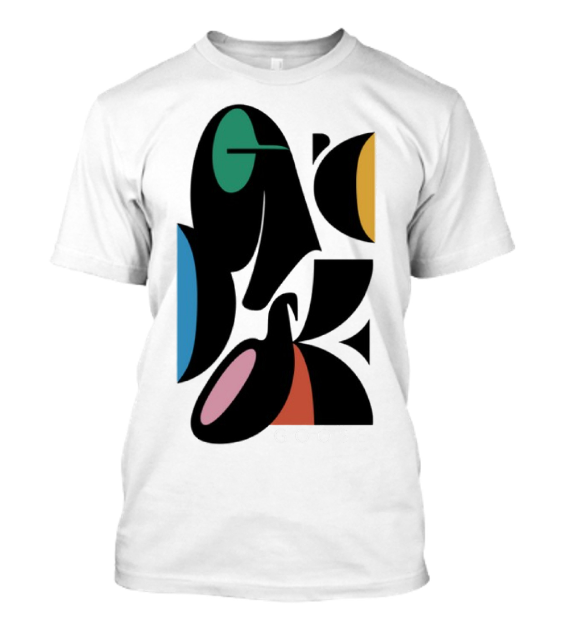 Warp Spheres Goose The Band Colorful Abstract Shapes T-Shirt
