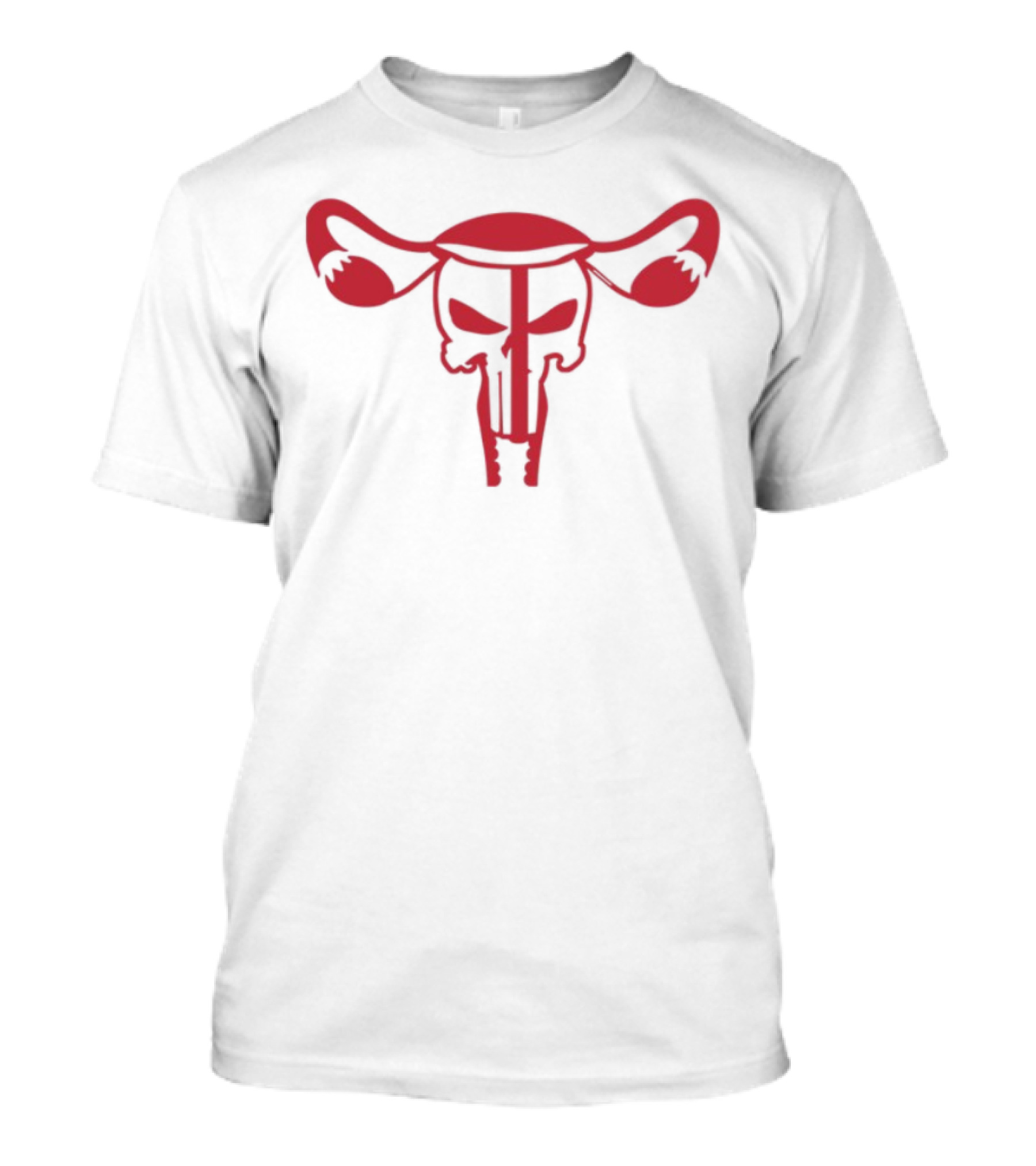 Elizabeth Booker Punishovaries Limited Edition Uterus Punisher Symbol T-Shirt