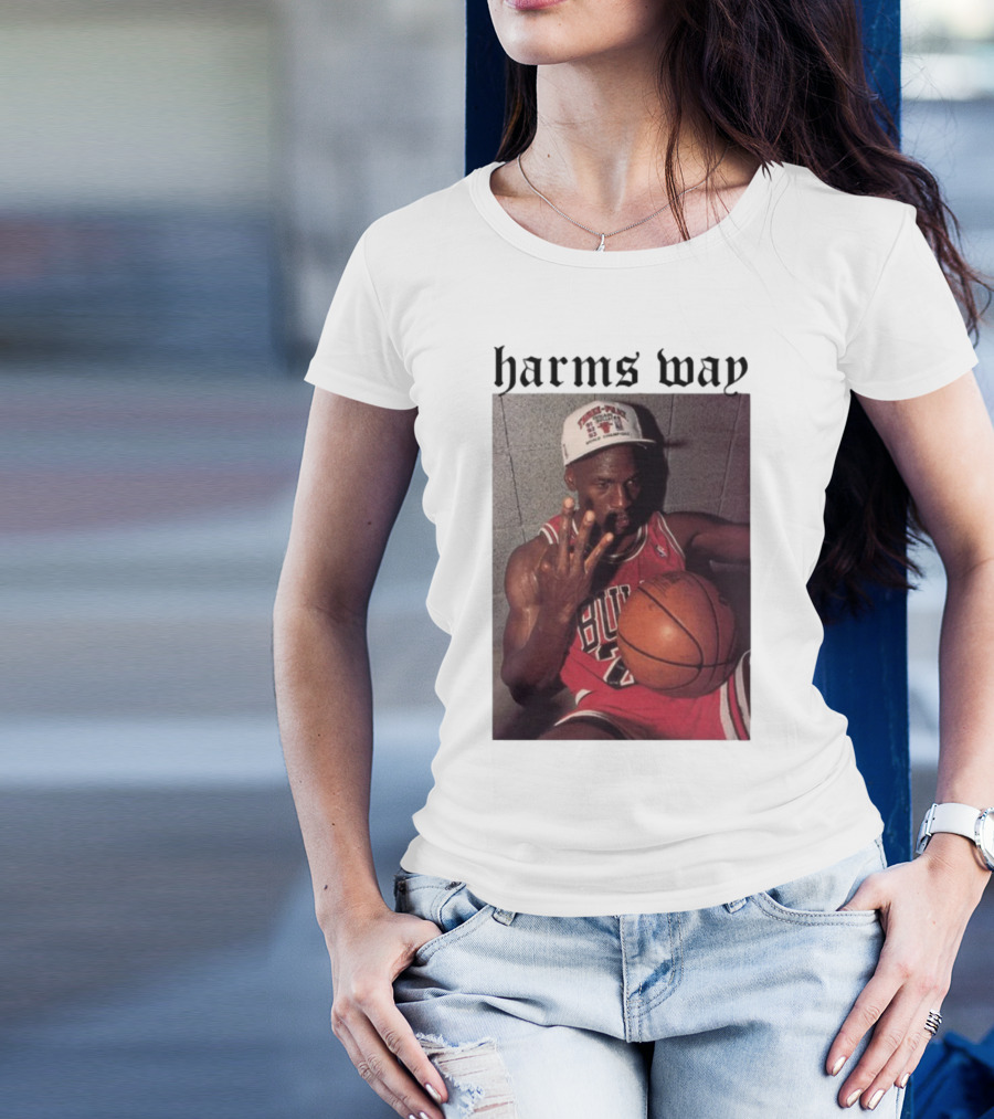 Harm's Way Bulls Basketball Legend 23 Championship Tribute T-Shirt