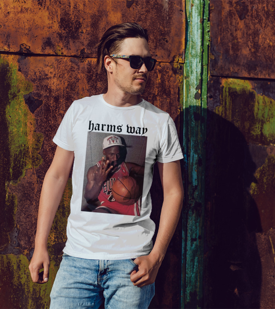 Harm's Way Bulls Basketball Legend 23 Championship Tribute T-Shirt