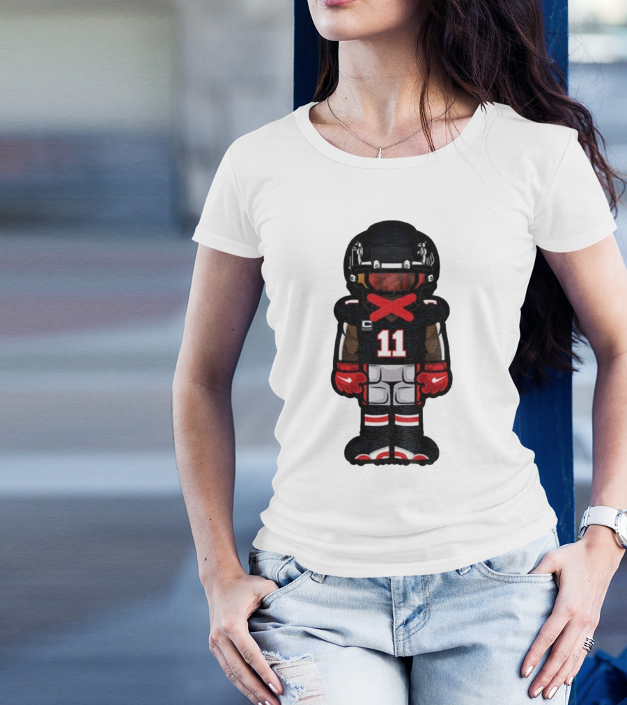 Julio Jones Cartoon Atlanta Falcons NFL 2025 T-Shirt