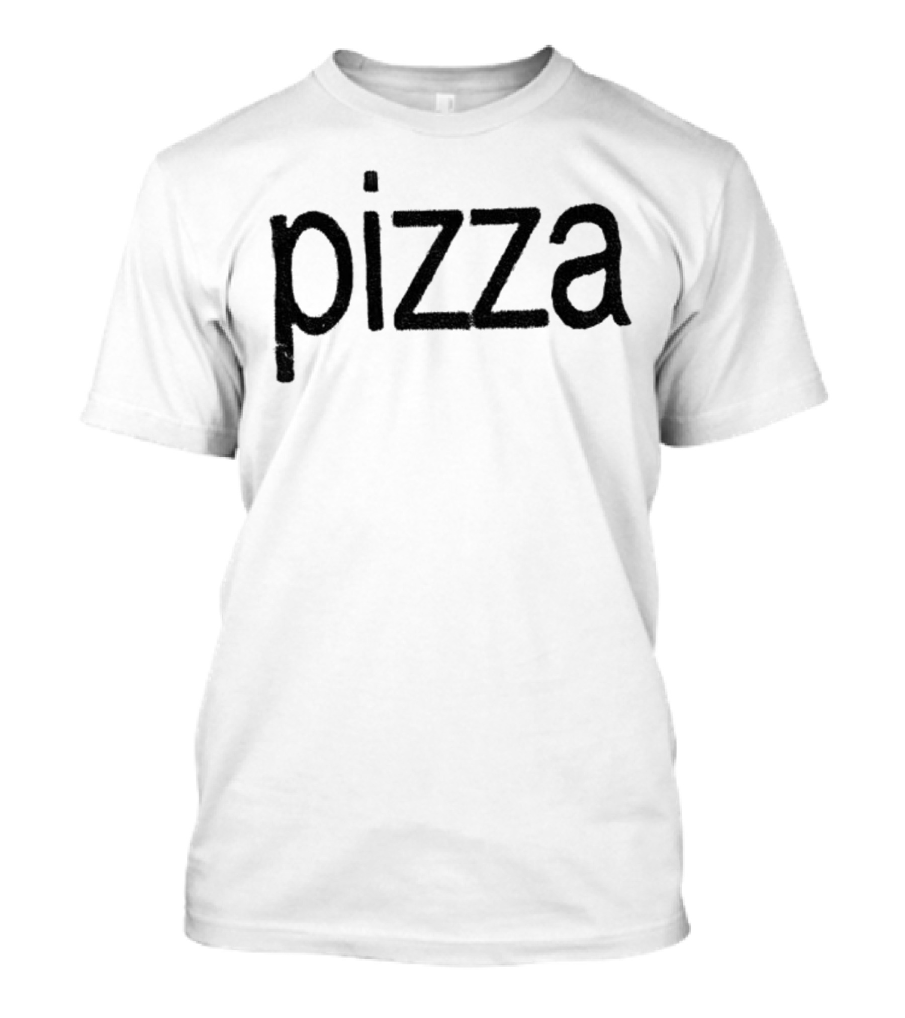 Pizza 2025 Text Trendy Urban Style T-Shirt