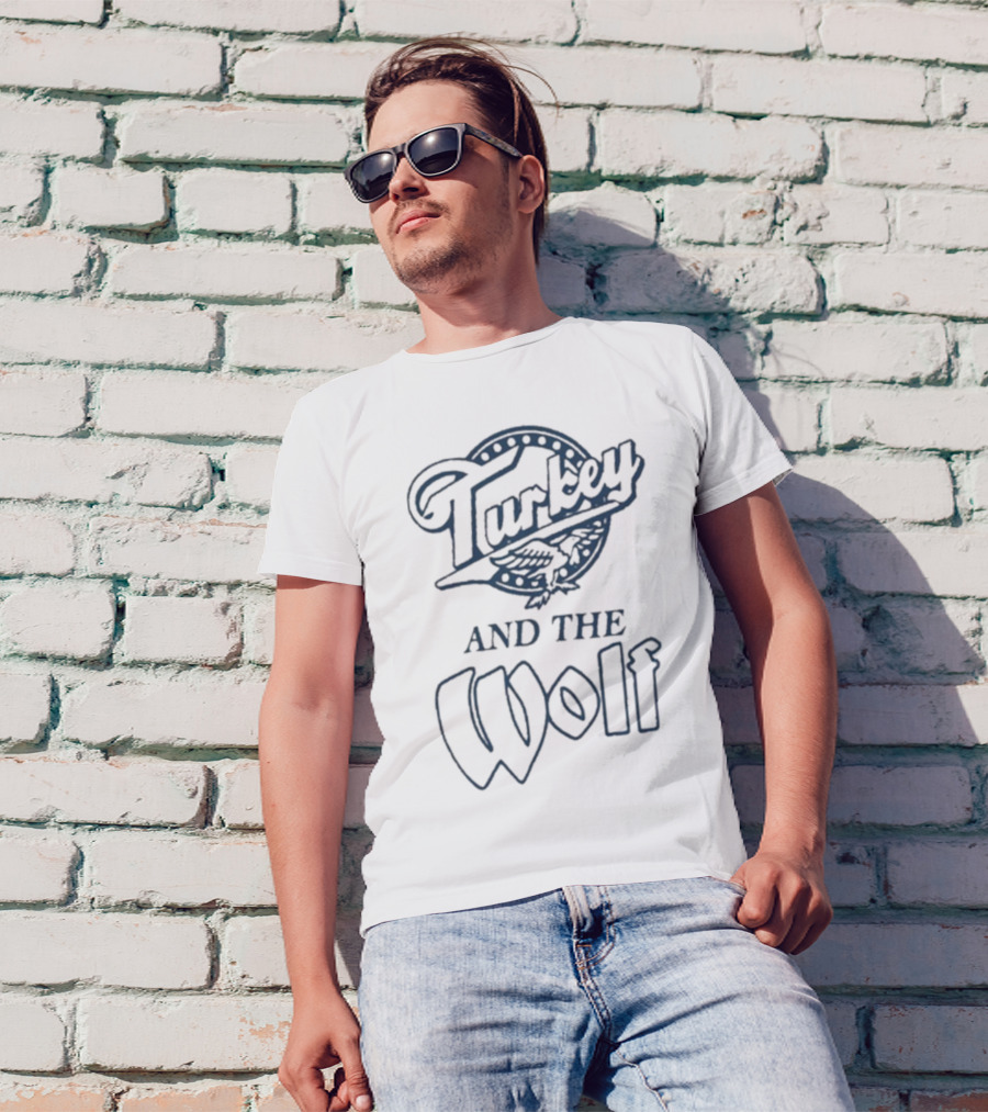 Turkey And The Wolf Logo Design T-Shirt