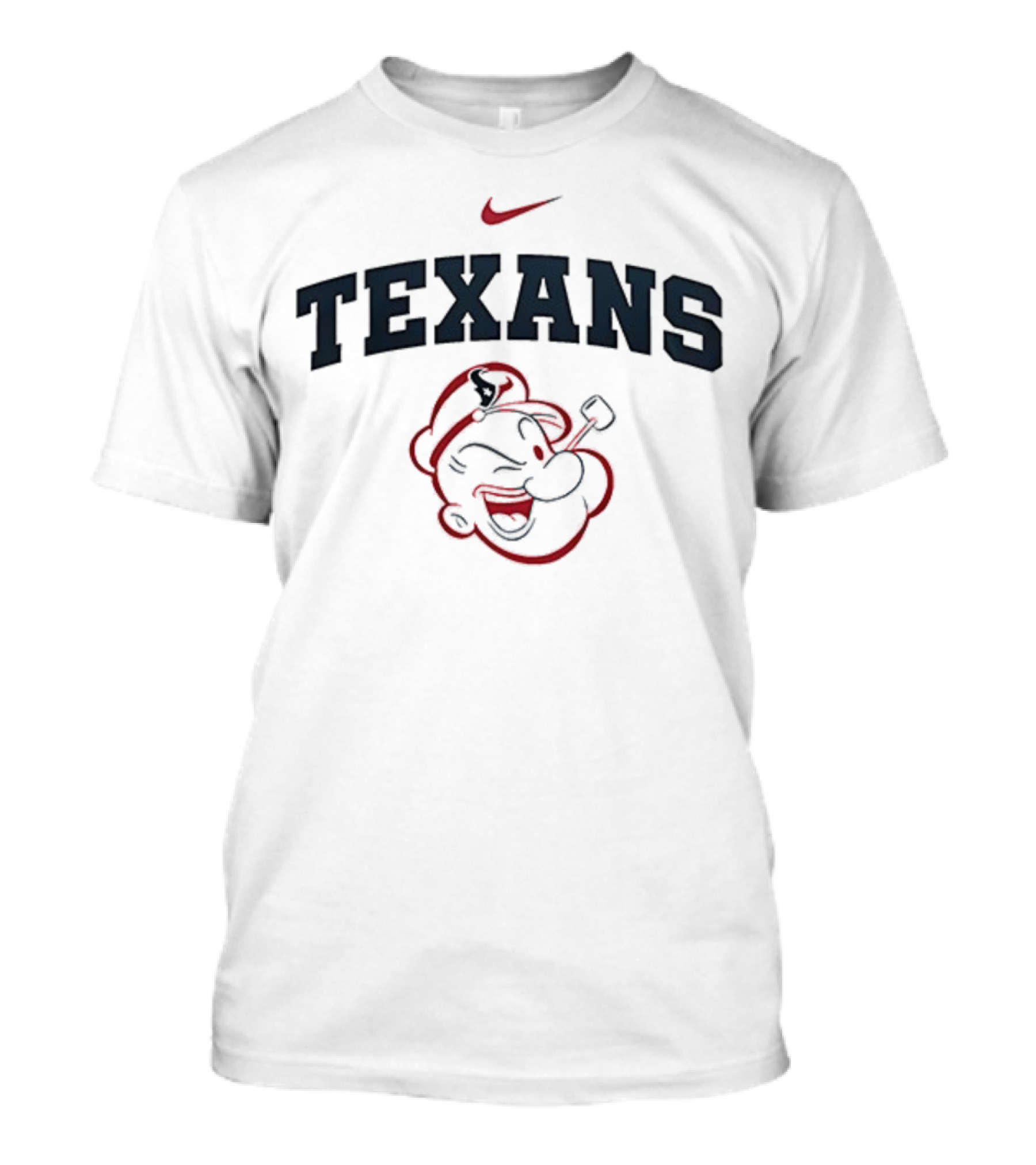 Houston Texans Popeye I Yam What I Yam Nike Collaboration T-Shirt