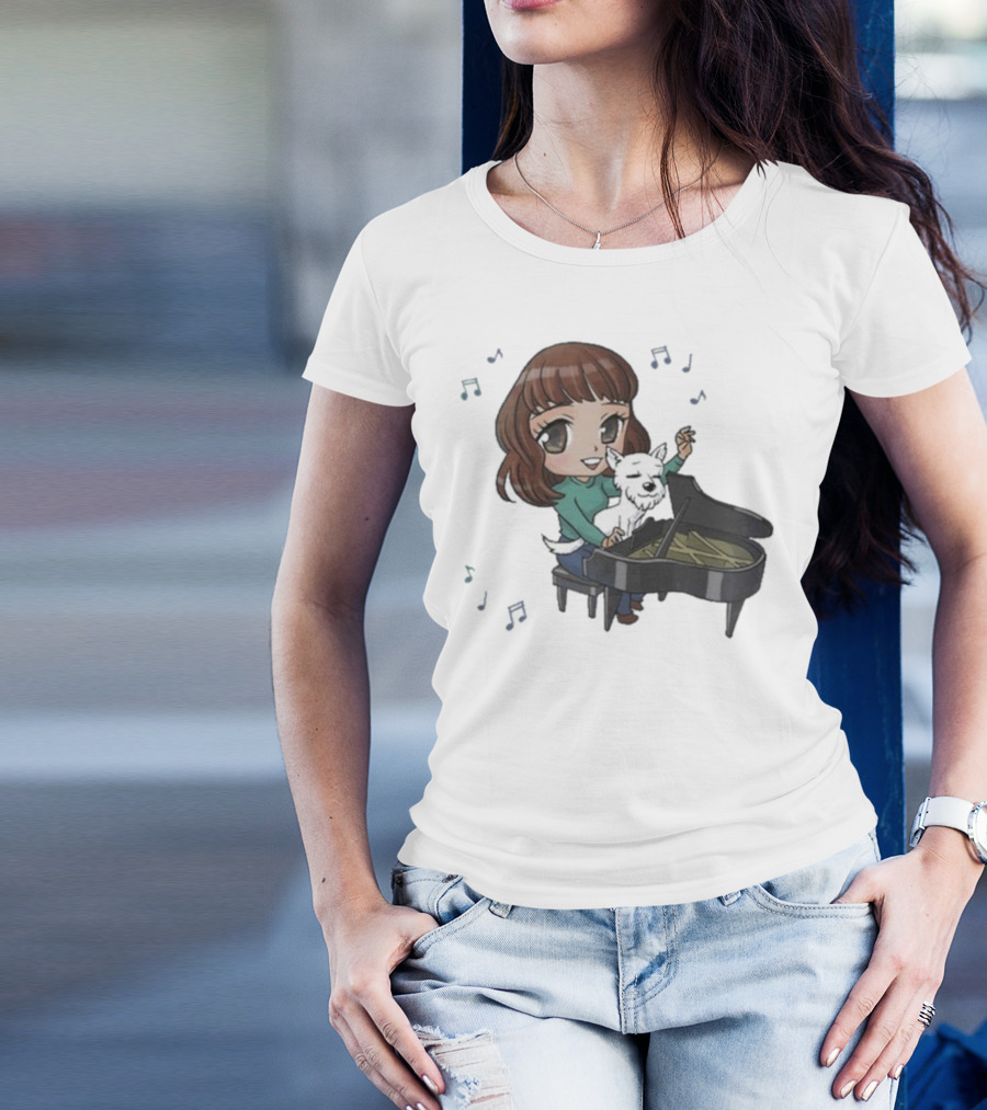 Mark Crilley Kara And Bradford Piano Playing Melody T-Shirt