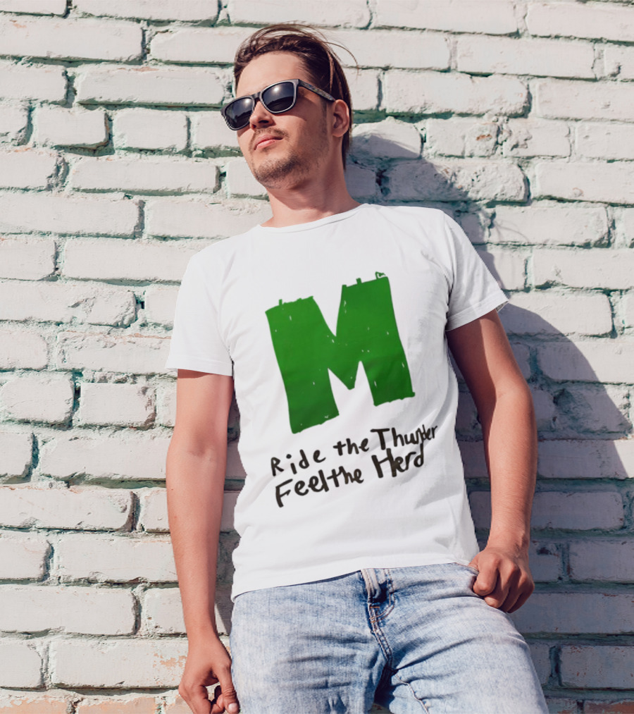 Moorpark Musketeers Ride The Thunder Feel The Herd T-Shirt