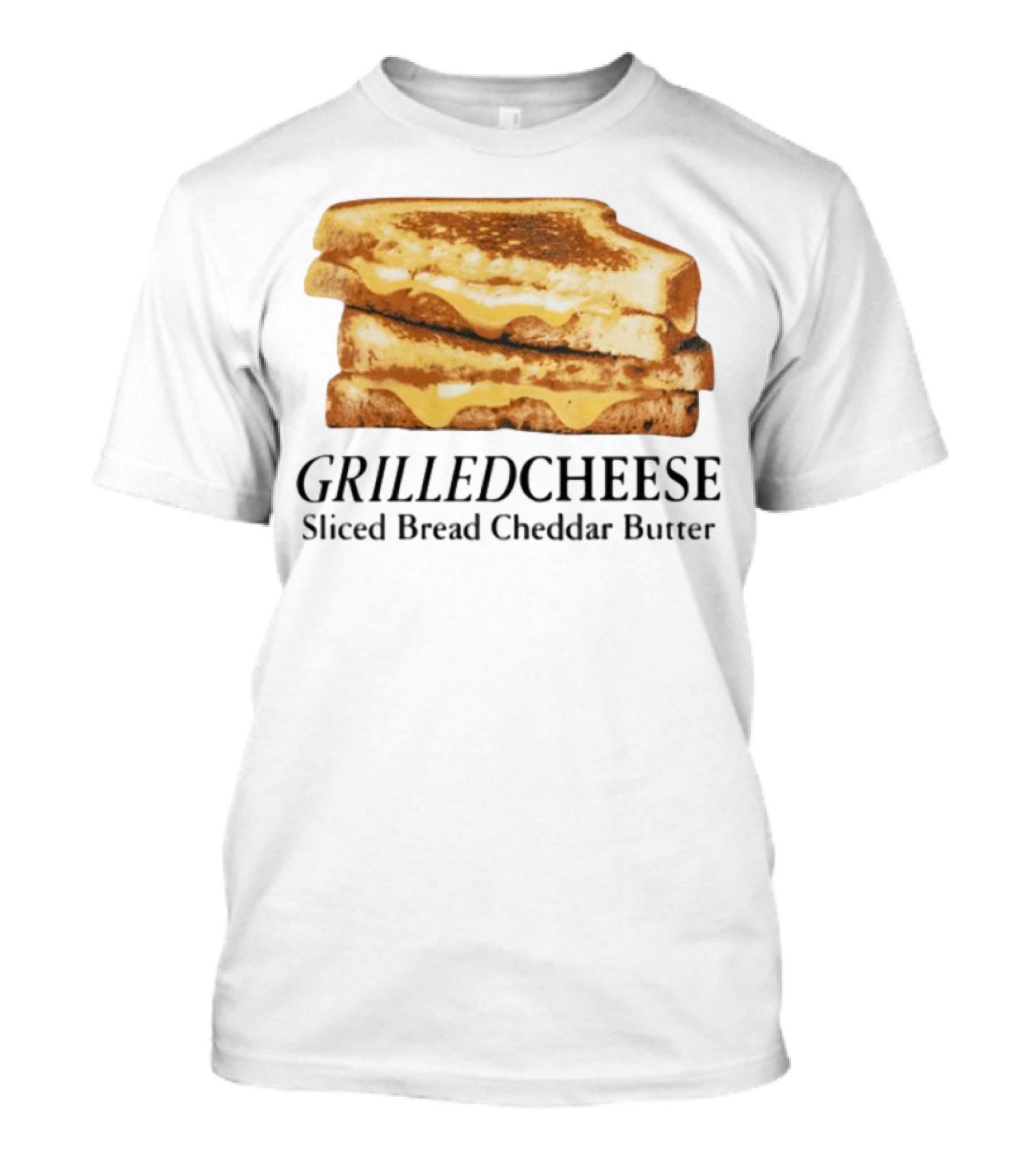 Grilled Cheese Sliced Bread Cheddar Butter Stack T-Shirt