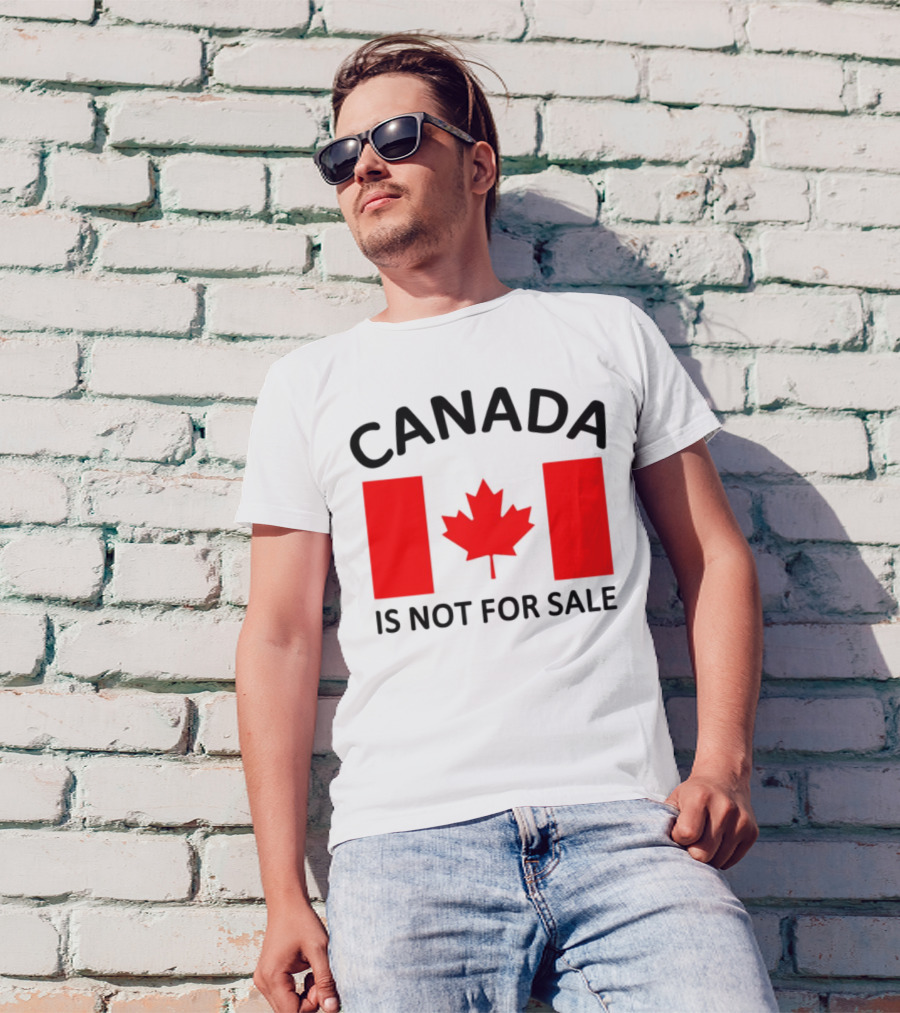 Mike Myers Canada Is Not For Sale Maple Leaf Flag T-Shirt
