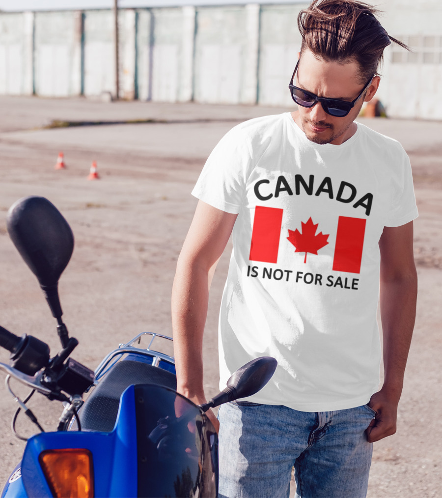 Mike Myers Canada Is Not For Sale Maple Leaf Flag T-Shirt