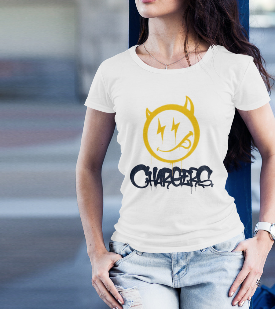 Los Angeles Chargers Devil Icon NFL 2025 T-Shirt