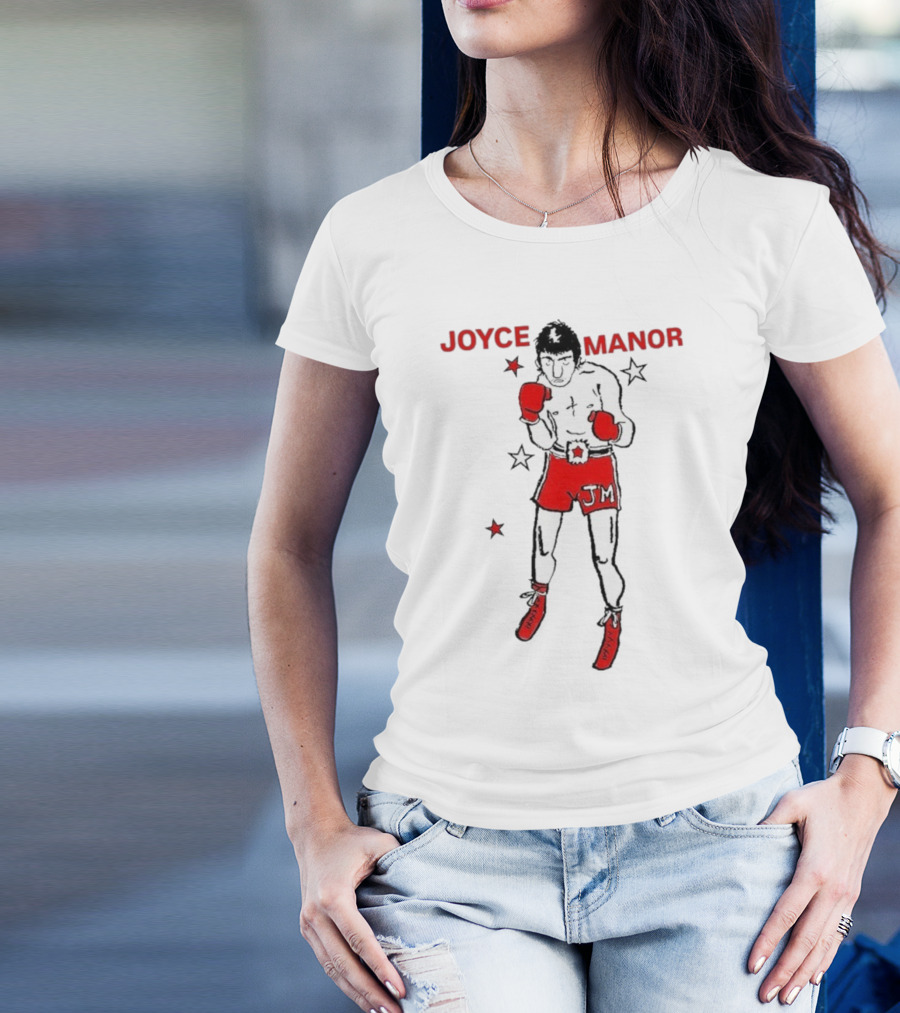 Joyce Manor JM Boxer With Red Gloves And Stars T-Shirt