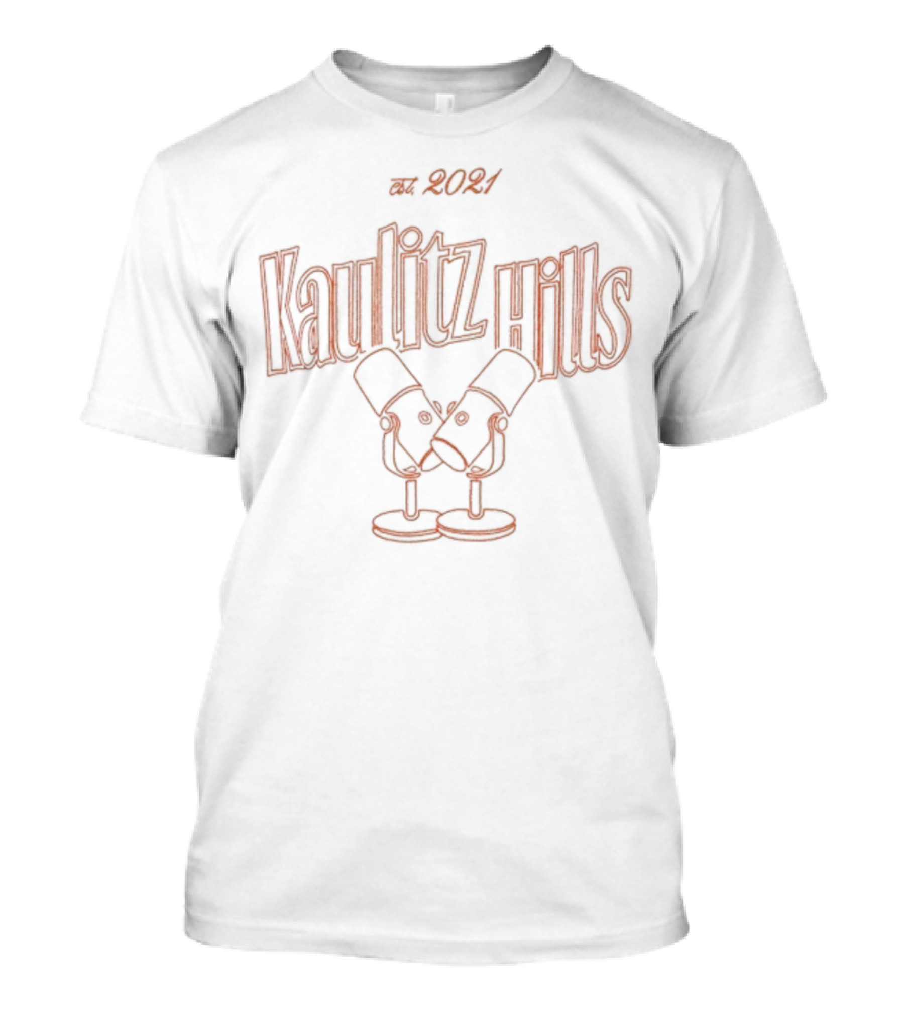 Kaulitz Hills Est 2021 Podcast Celebratory Mic Cheers T-Shirt