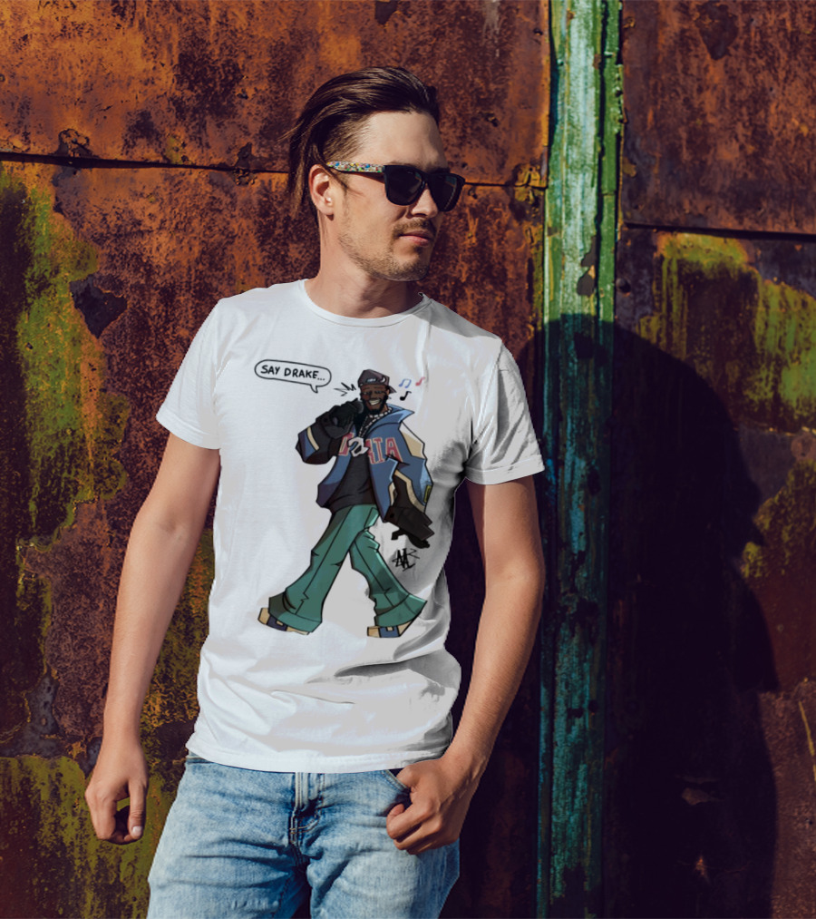 Windandsea Kendrick Lamar Say Drake Illustration T-Shirt