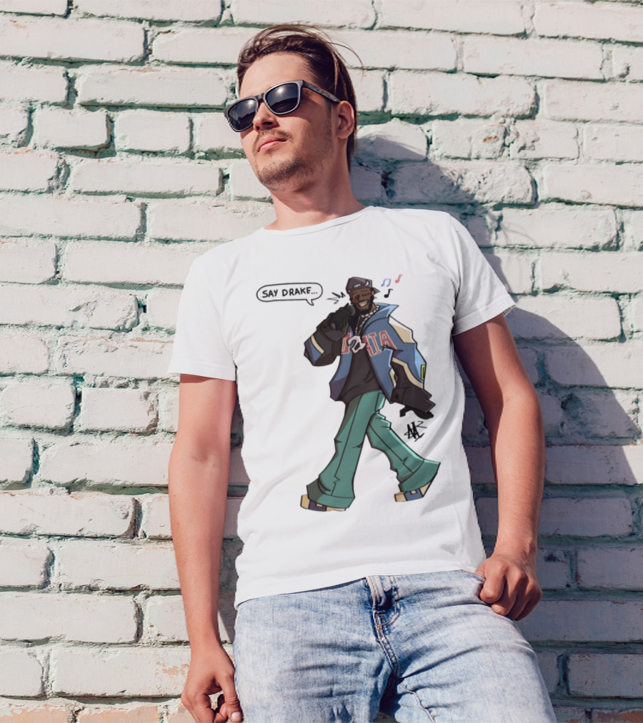 Windandsea Kendrick Lamar Say Drake Illustration T-Shirt