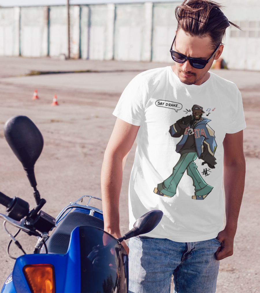 Windandsea Kendrick Lamar Say Drake Illustration T-Shirt