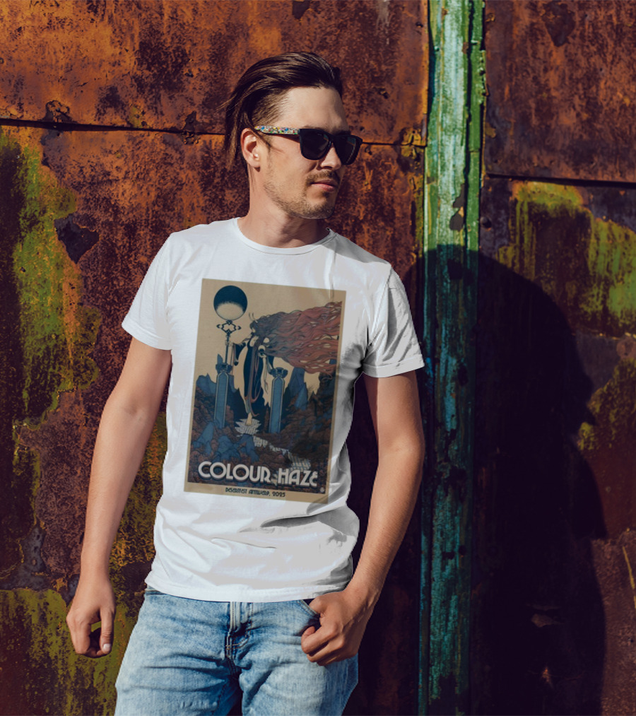 Colour Haze Desertfest Antwerp 2025 Psychedelic Rock Art 10 18 2025 T-Shirt