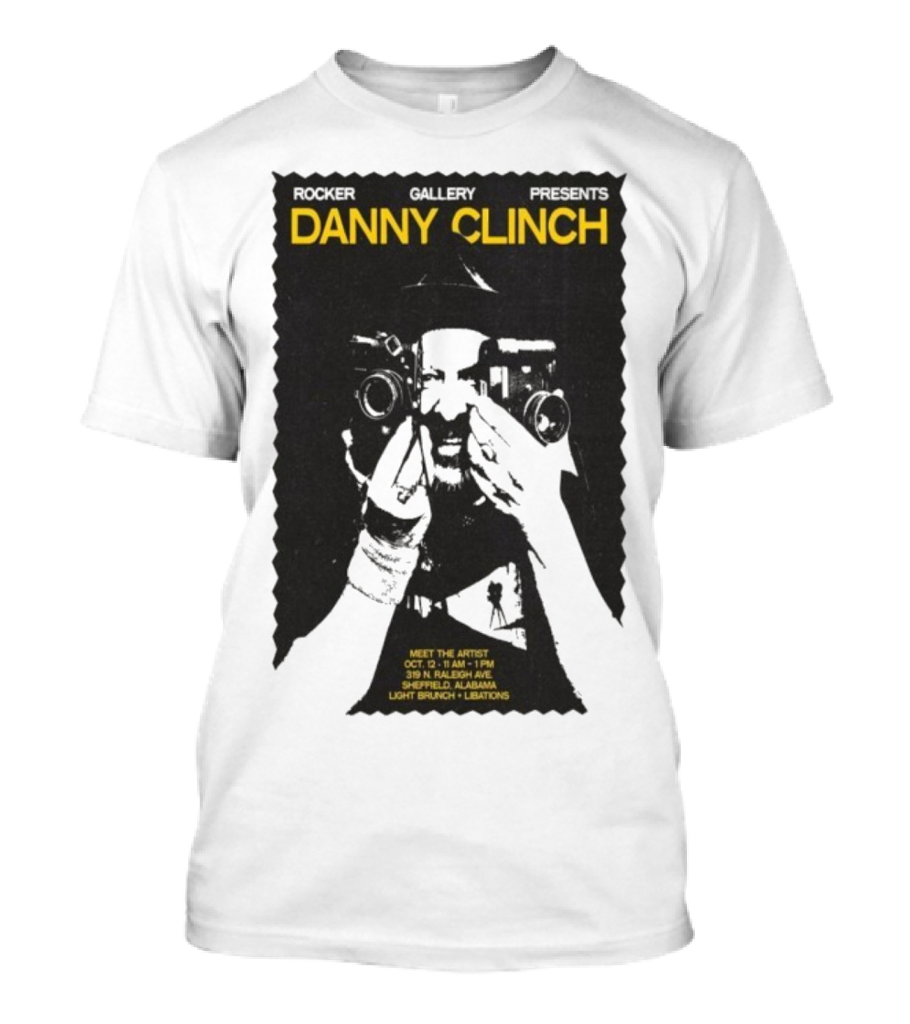 Danny Clinch Meet The Artist Event October 12 2025 Sheffield Alabama 319 N Raleigh Ave Light Brunch And Libations T-Shirt